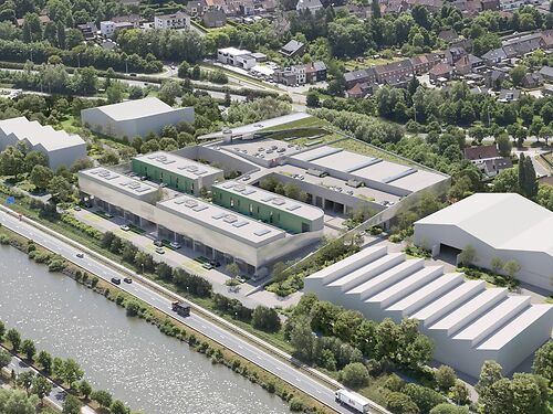 Magazijn op toplocatie langs de R4 te Drongen (Gent)