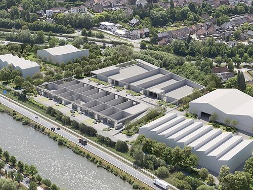 Magazijn op toplocatie langs de R4 te Drongen (Gent)