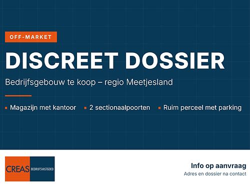 Discreet – bedrijfsgebouw regio Meetjesland