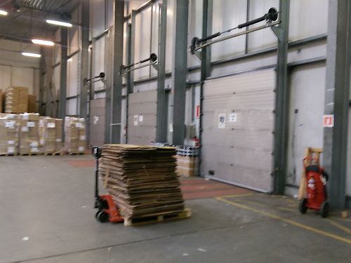 Verschillende logistieke magazijnen in Gent-Zeehaven