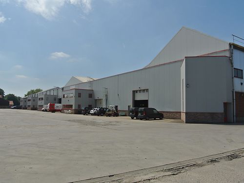 Magazijnen nabij de Antwerpse Haven