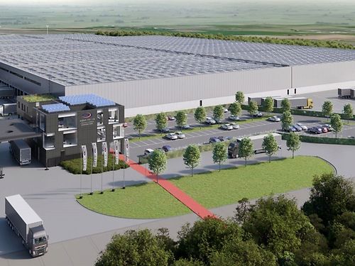 Logistieke magazijnen te Zeebrugge