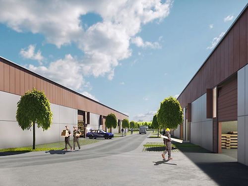 KMO units  vlakbij de R4 te Evergem
