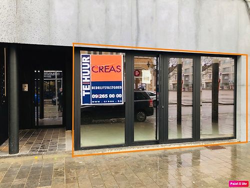 Handelspand in het stadscentrum te Kortrijk