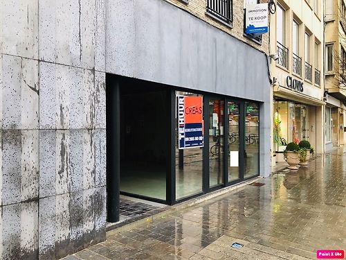 Handelspand in het stadscentrum te Kortrijk