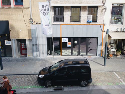 Handelspand in het stadscentrum te Kortrijk