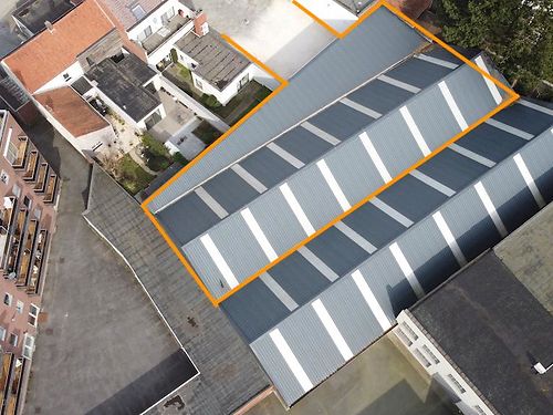 Opslagloods nabij stadscentrum te Waregem