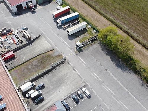 VERHUURD - Buitenopslag 495m² in industriezone Ringvaart - Durmakker in Evergem