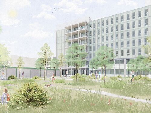 Moderne kantoren in nieuw project te huur nabij centrum te Gent