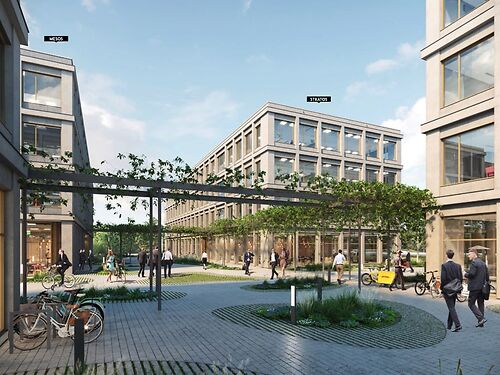 Nieuwbouw kantoren in duurzaam project te Gent