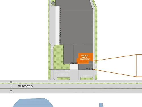 Magazijn op zichtlocatie te Bornem