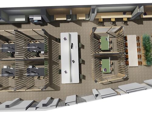 Co-working spaces langs E17 te Gentbrugge 
