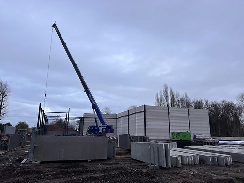 VERKOCHT - Nieuwbouw magazijn (unit 3) nabij centrum te Moorslede (Dadizele) 