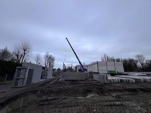 VERKOCHT - Nieuwbouw magazijn (unit 3) nabij centrum te Moorslede (Dadizele) 