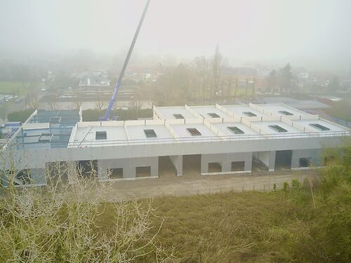Nieuwbouw magazijn te koop nabij centrum te Moorslede (Dadizele) - !!! REEDS 65% VERKOCHT !!!