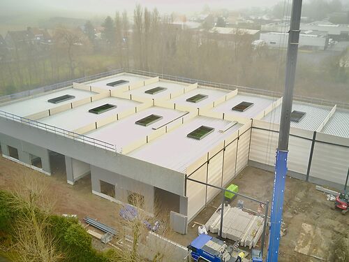 Nieuwbouw magazijn te koop nabij centrum te Moorslede (Dadizele) - !!! REEDS 65% VERKOCHT !!!
