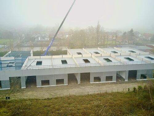 VERKOCHT - Nieuwbouw magazijn (unit 9) nabij centrum te Moorslede (Dadizele)