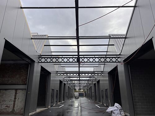 Nieuwbouw KMO-units  in KMO-park 'De Weverij' te Laarne (Kalken)