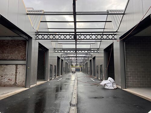 Nieuwbouw KMO-units in KMO-park 'De Weverij' te Laarne (Kalken)