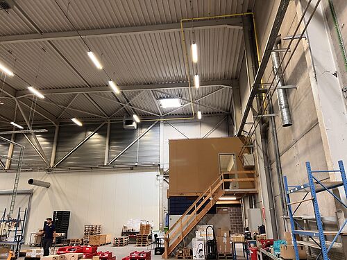 Magazijn in industriezone De Prijkels te Deinze, vlakbij de E17
