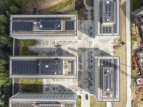 Nieuwbouw kantoren in duurzaam project vlakbij de E17, E40 en R4 te Gent