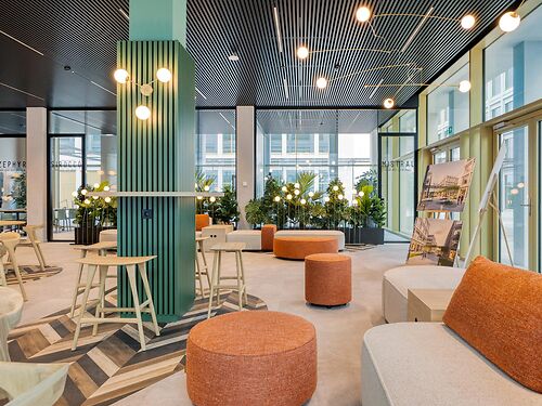 Nieuwbouw kantoren in duurzaam project vlakbij de E17, E40 en R4 te Gent