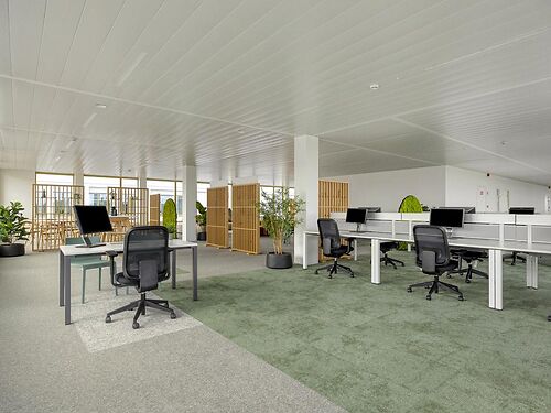 Nieuwbouw kantoren in duurzaam project vlakbij de E17, E40 en R4 te Gent