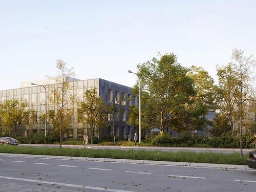 Nieuwe duurzame kantoren langs de R4 te Merelbeke-Melle
