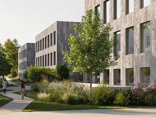 Nieuwe duurzame kantoren langs de R4 te Merelbeke-Melle